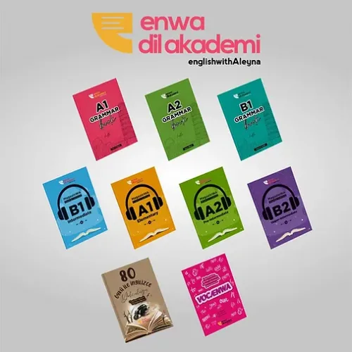 Evde İngilizce Öğrenin İngilizce Kitap Seti - Enwa Dil AKademi