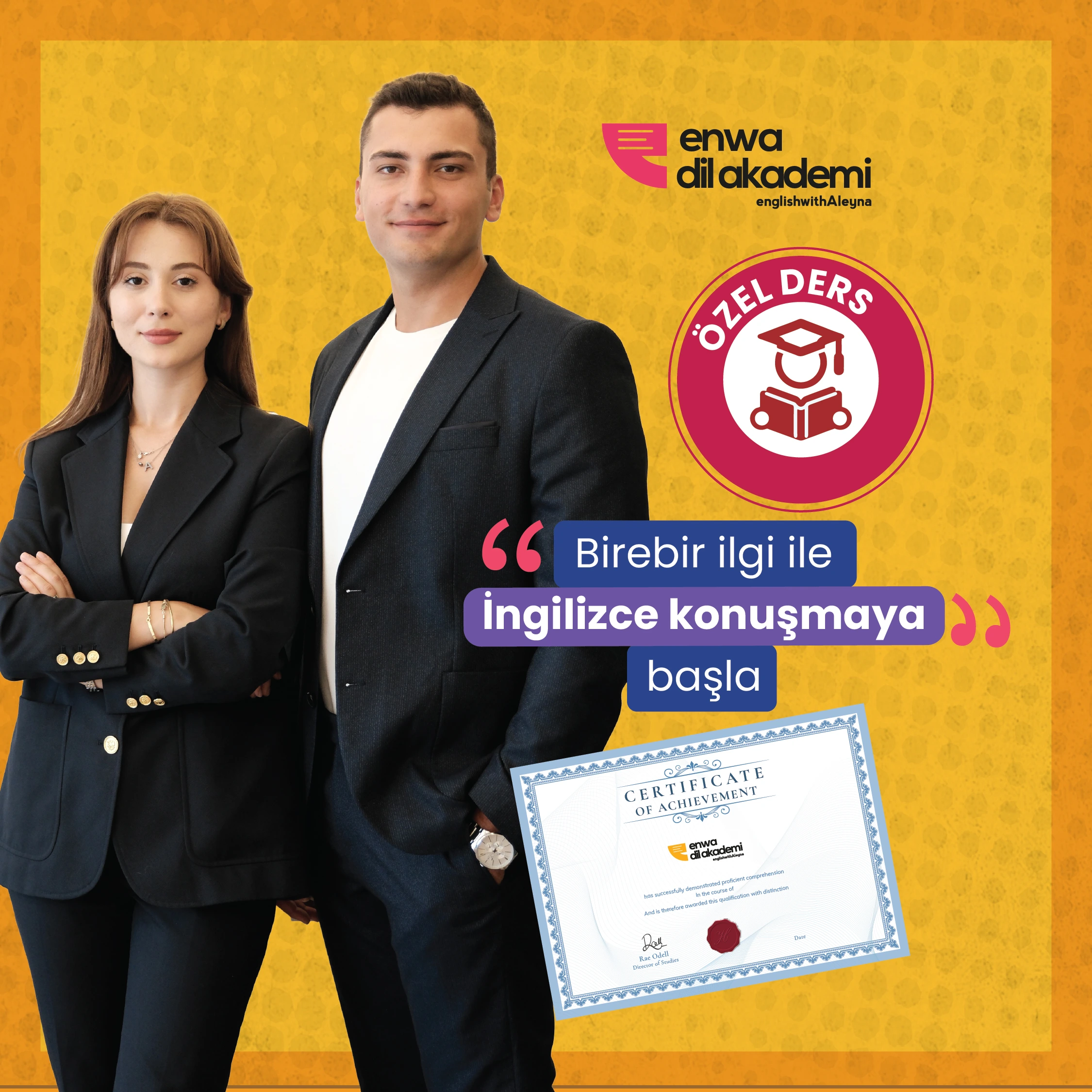 İngilizce özel ders eğitimi enwa dil akademi