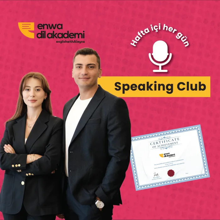 Speaking Club eğitimi ile İngilizce konuşma pratiği yapın